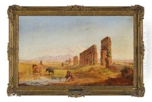 Campagna Romana Con Acquedotto