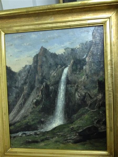 Cascade Pres De Rome (l'aniene A Tivoli?) - view 1