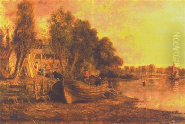 Banks Of The Thames Near Kew - view 1
