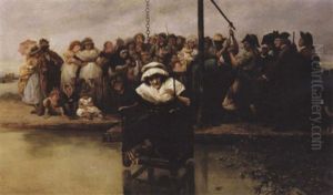 Taming A Shrew by William Strutt