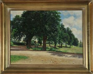 Sommerliche Parklandschaft by Otto Struetzel