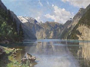 Der Konigssee by Otto Struetzel