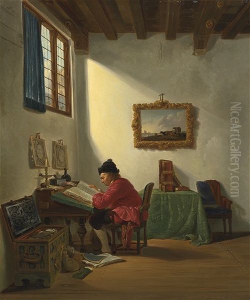 Merchant At His Desk - view 1