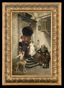 In Front Of The Palace by Wandalin Strzalecki