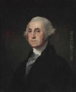 Portrait Of George Washington (athenaeum Type) by Gilbert Stuart