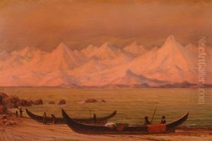 Glow Of The Midnight Sun - Fairweather Range, Alaska by James Everett Stuart