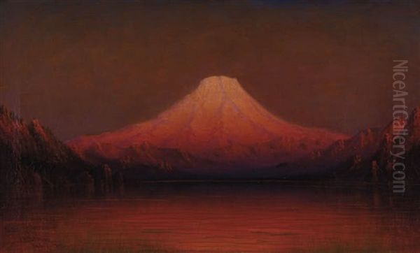 Sunset Glow, Mt. Rainier, Near Tacoma, Washington - view 1