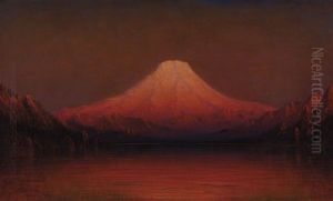 Sunset Glow, Mt. Rainier, Near Tacoma, Washington by James Everett Stuart