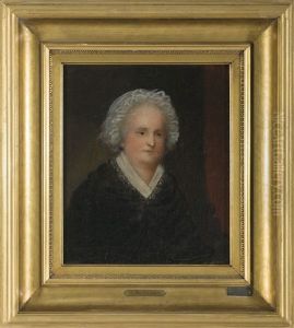 Portrait Of Martha Washington, After Stuart (+ Portrait Of George Washington; Pair) by Jane Stuart