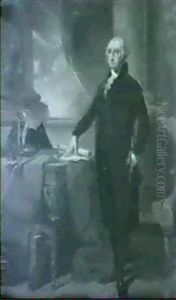 George Washington (lansdowne Type) by Jane Stuart