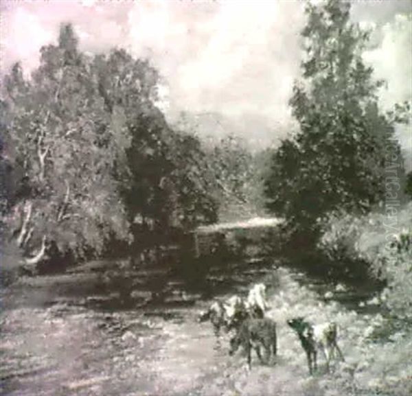 Cattle Watering - view 1