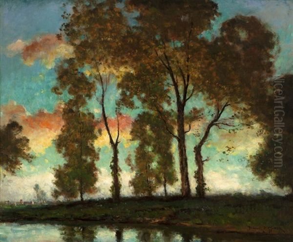 Sunset Through The Trees - view 1