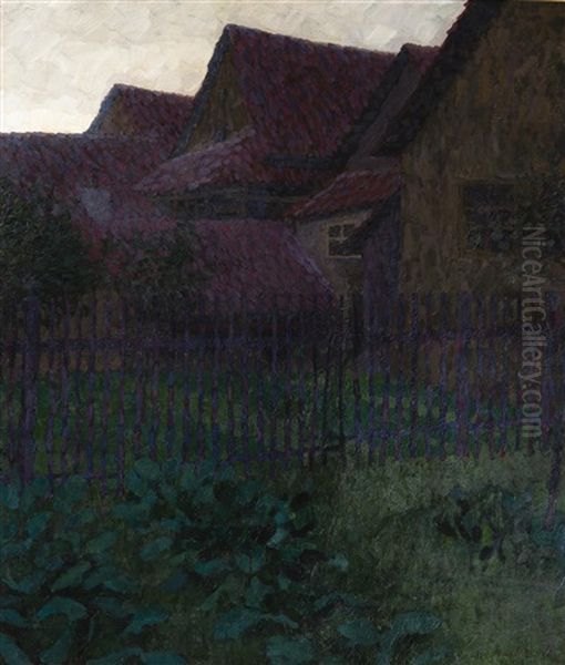 Garden Behind Houses - view 1