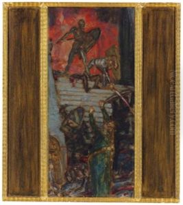 Der Nibelungen Not by Franz von Stuck