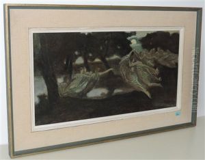 Nymphenreigen by Ernst Stueckelberg