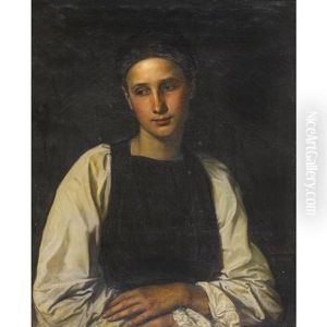 Anna Zivald Von Hochflue Am Hasleberg by Ernst Stueckelberg