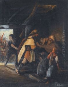 Arnold Von Melchtals Heimkehr by Ernst Stueckelberg
