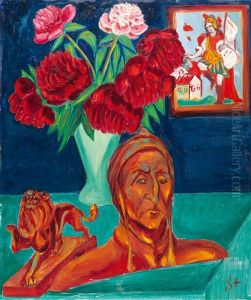 Recto: Still Life With Peonies - Verso: Portrait Of A Lady Recto: Still Life With Peonies - Verso: Portrait Of A Lady