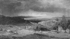 Soldaten Auf Dem Weg Zu Einem Unterschlupf by Bernhard Studer