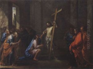 Erscheinung Christi Mit Dem Unglaubigen Thomas by Franz Karl Studer