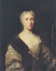 Madame L'envoyere Bondely Nee De Watteville by Johann Rudolf Studer