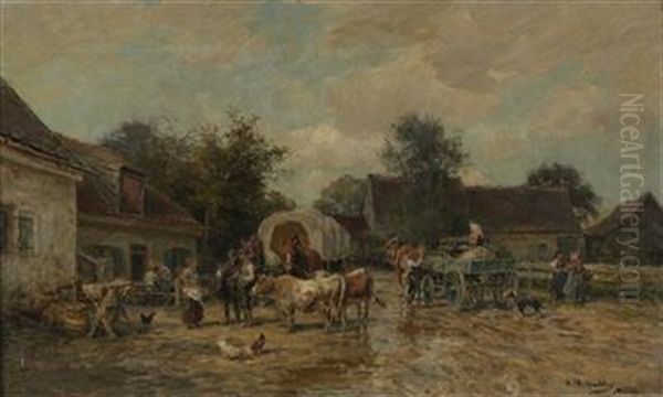 Rast Im Ungarischen Dorf - view 1