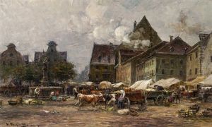 Markttag by Karl Stuhlmueller