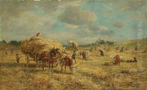 Hay Making by Karl Stuhlmueller