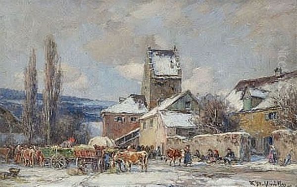 Winterlicher Viehmarkt - view 1