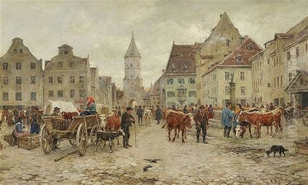 Viehmarkt In Der Stadt - view 1