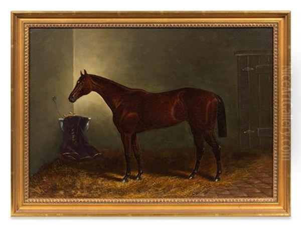 Portrait Of The Racehorse Grenada, 1879 - view 1