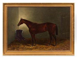 Portrait Of The Racehorse Grenada, 1879