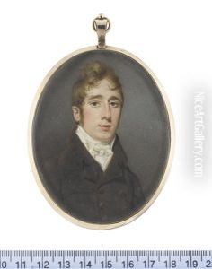 A Gentleman, Wearing Brown Coat, White Waistcoat, Chemise, Stock And Cravat