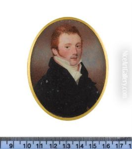 Portrait Of A Lady (+ Portrait Of A Gentleman, Lrgr; Pair) by Samuel John Stump