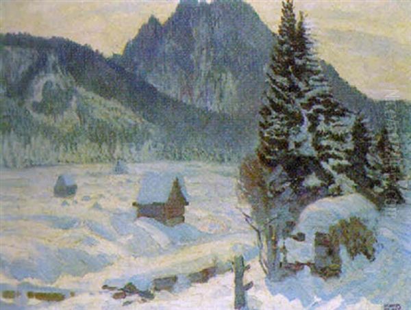 Winternachtmittag (aus Der Gegend Vom Kochelsee) - view 1