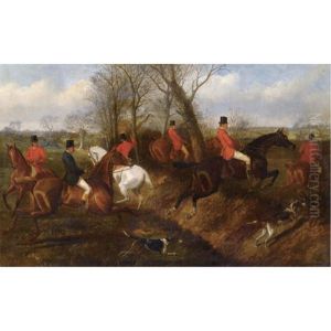 Huntsmen Taking The Fence