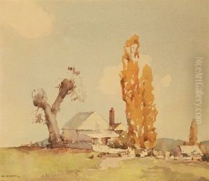 Farmhouse Corner by Reginald Ward Sturgess