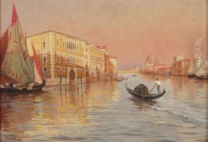 Grand Canal A Venise by Michel Sturla