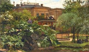In The Garden by Friedrich Ludwig Christian Sturm