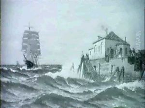 Schwere See by Friedrich Ludwig Christian Sturm