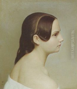Bildnis Eines Madchens by Johann Heinrich Stuermer