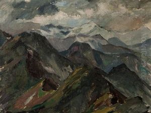 Alpine View by Egge (eugen) Sturm-Skrla