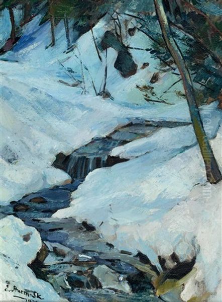 Waldbach Im Winter - view 1