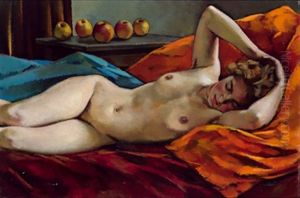 Schlafende by Egge (eugen) Sturm-Skrla