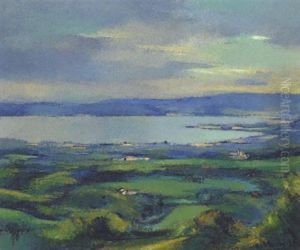 Landschaft by Egge (eugen) Sturm-Skrla