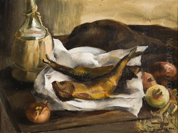 Still Life With Fish And Onion - view 1