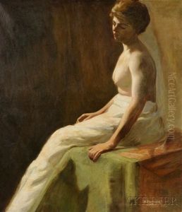 Seated Nude by Helen Sturtevant