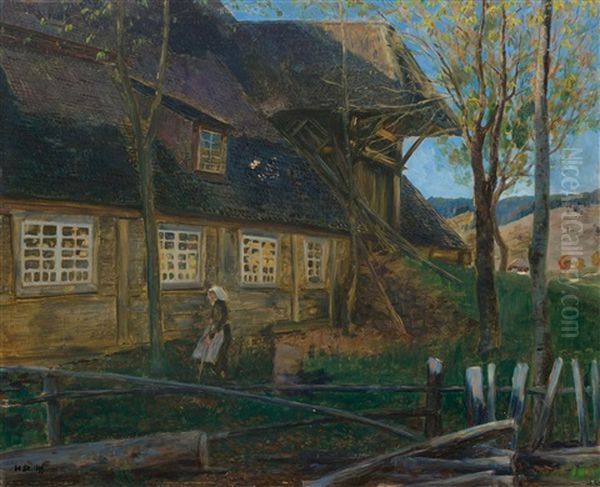Peasant Before House - view 1