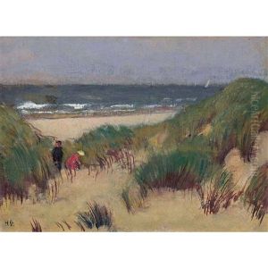Dunenlandschaft Auf Der Westfriesischen Insel Vlieland by Hans Sturzenegger