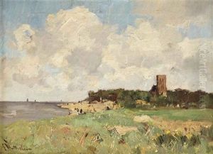 A View Of Former Seaside Resort Muiderberg By The Zuiderzee A View Of Former Seaside Resort Muiderberg By The Zuiderzee